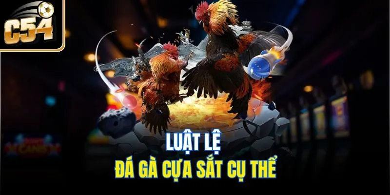 Luật lệ đá gà cựa sắt cụ thể